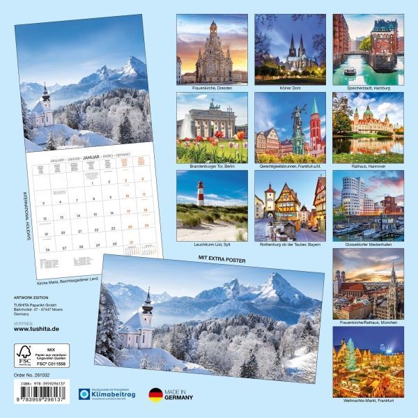 Deutschland Kalender 2026 9783959296137 фото