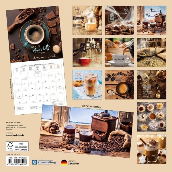 Kaffee Kalender 2026 9783959296021 фото
