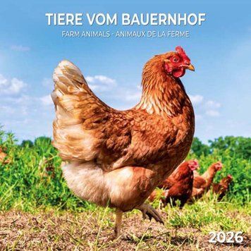 Tiere vom Bauernhof Kalender 2026 9783959296076 фото
